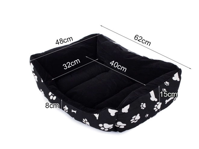 Luxe mand voor honden en katten met kussen XL