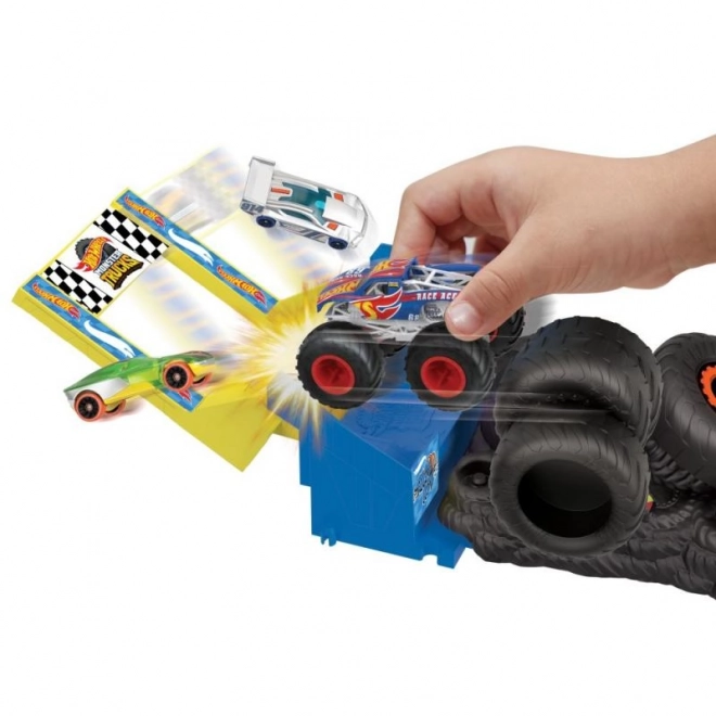 Hot Wheels Monster trucks arena - race-uitdaging spelset HNB87 – HW Tiger Shark