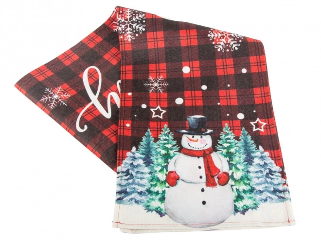 Kerst decoratieve tafelloper