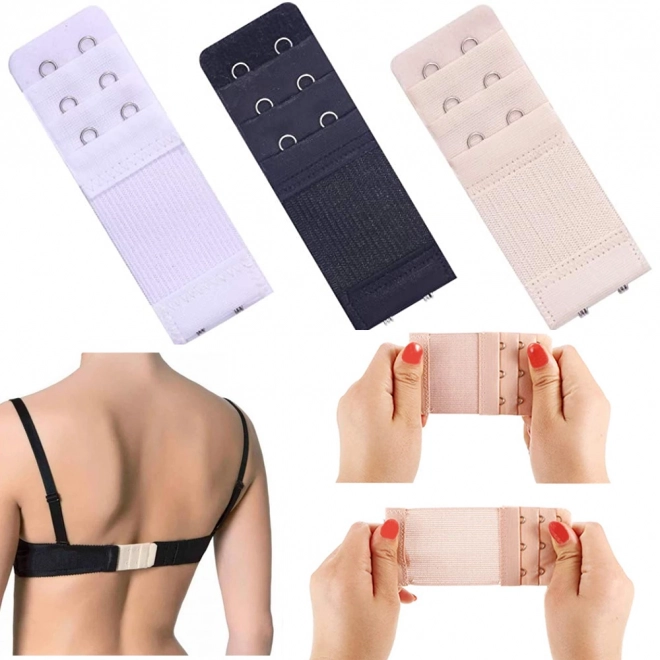 Set bh-verlengstukjes 3 kleuren
