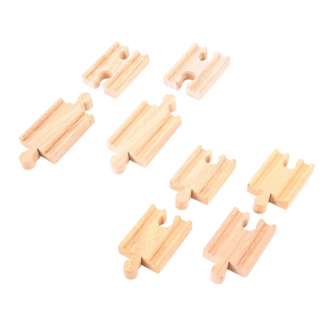 Bigjigs Rail Spoorverbindingen 7 cm 8 stuks