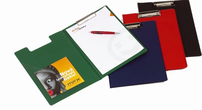 Schrijfplaat met metalen clip Classic A4
