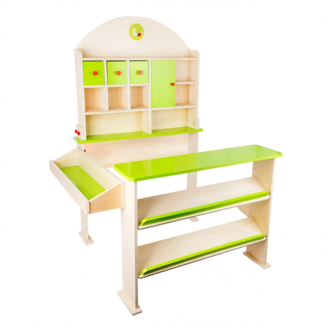 Houten kindermarktkraam groen - Small Foot
