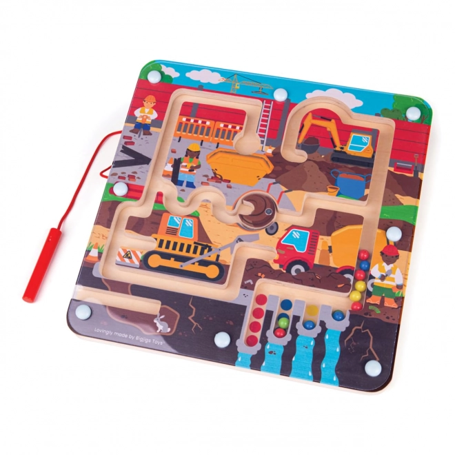 Bigjigs Toys Magnetisch Doolhof Bouwplaats
