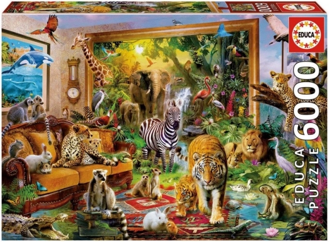 Educa Puzzel De intrede in de kamer 6000 stukjes