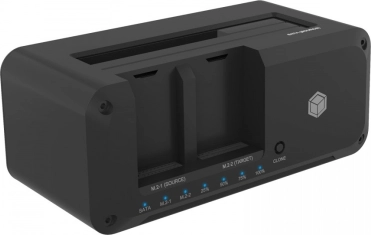 Standaard voor klonen IB-2924MSCL-C31 Docking & CloneStation 1x 2,5"/3,5" naar 1x M.2 NVMe