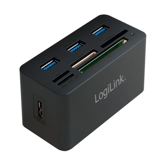 LogiLink USB-hub en kaartlezer