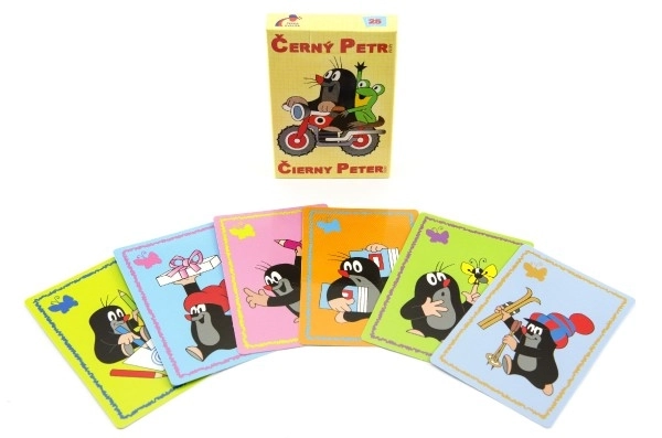 Zwarte Piet Krtek gezelschapsspel - kaarten in doosje 6x9cm