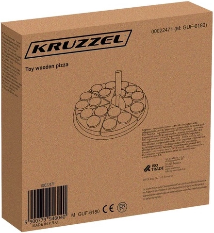 Houten pizza - set 22471
