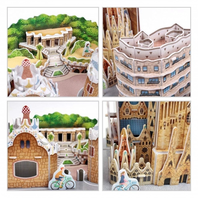 3D puzzel Lijn van de Stad Barcelona