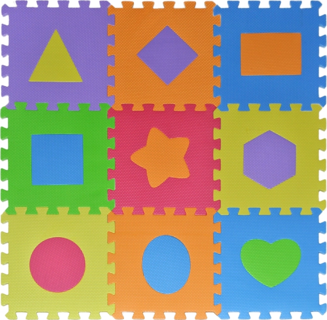 Schuimpuzzel 9 stks vormen