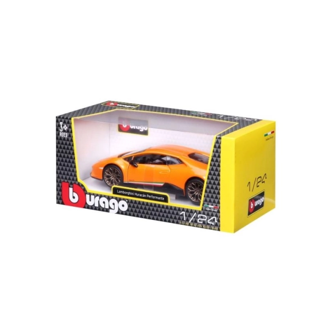 Lamborghini Huracan Performante oranje model 1:24