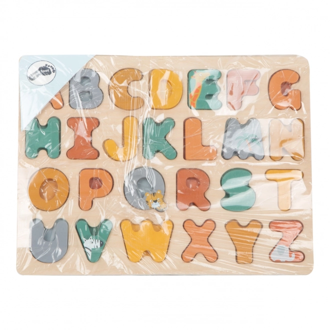 Inlegpuzzel Small Foot - Safari alfabet