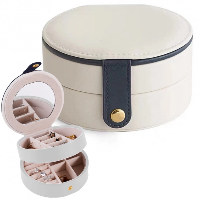 Organizer voor sieraden in ronde hoes