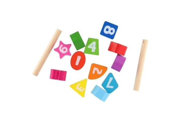 Houten educatieve klok