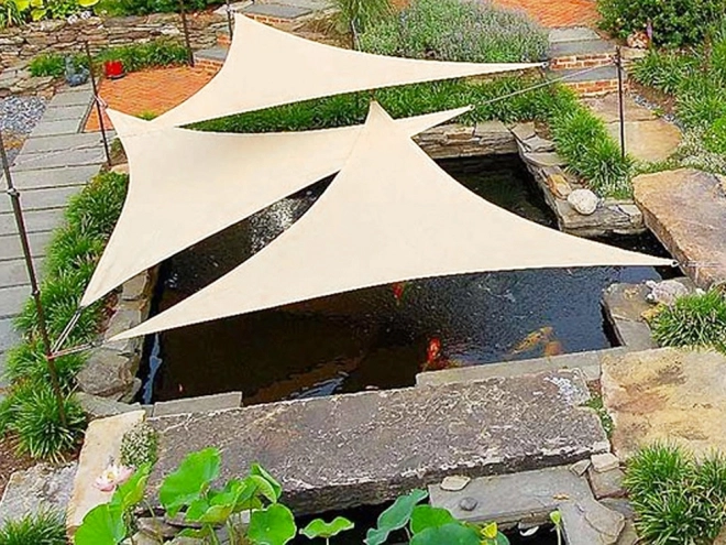 Waterdicht versterkt tuinzeil 3x3x3m