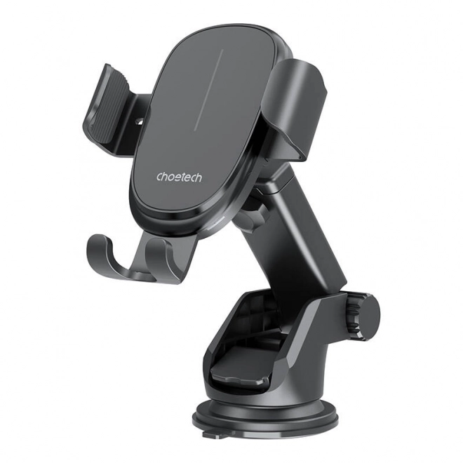 Gravitatiehouder voor auto met lader Choetech T203-F, 15W (zwart)