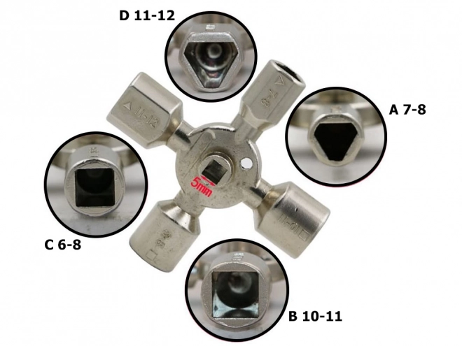 Universele multifunctionele sleutel 10v1