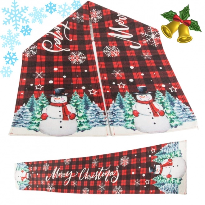 Kerst decoratieve tafelloper