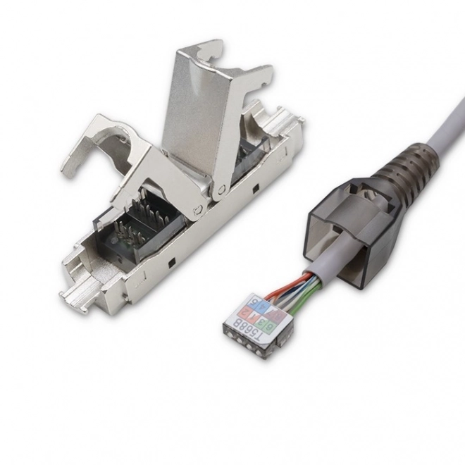 Gereedschapsloze RJ45-connector STP Cat6