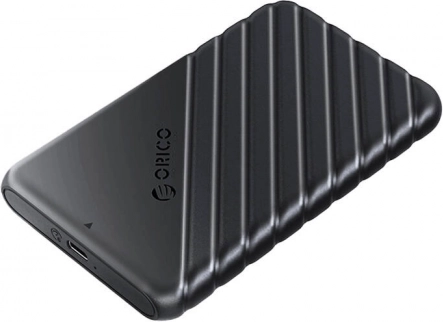 Orico externe behuizing Pro 2,5" HDD/SSD, USB‑C 3.1 Gen1, 6 Gbps, zwart