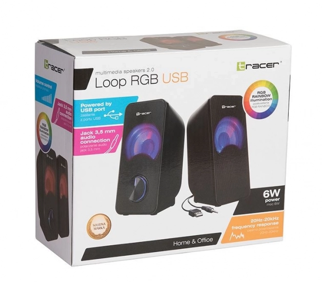 Luidsprekers 2.0 Loop RGB USB
