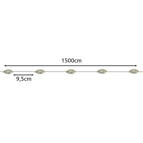 Zonnige slinger 15m IP44 Gardlov 24007