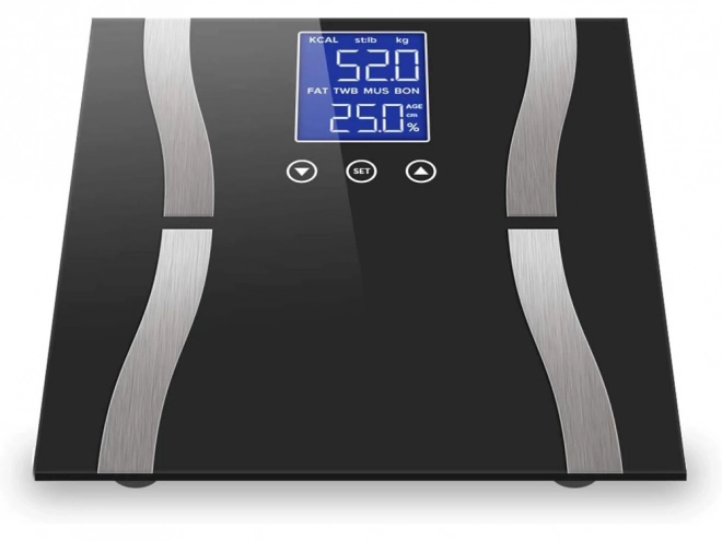Analytische 180kg glazen badkamerweegschaal met LCD-display