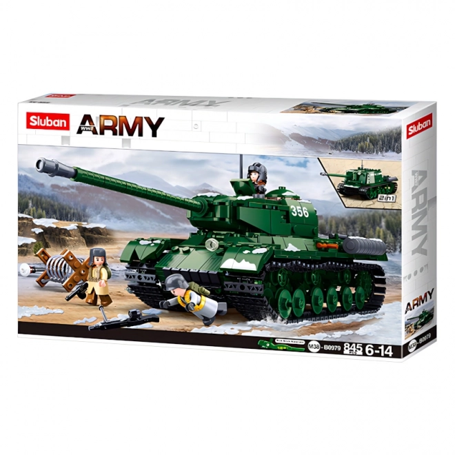 Sluban Slag om Boedapest M38-B0979 Sovjetische zware tank IS-2 2-in-1