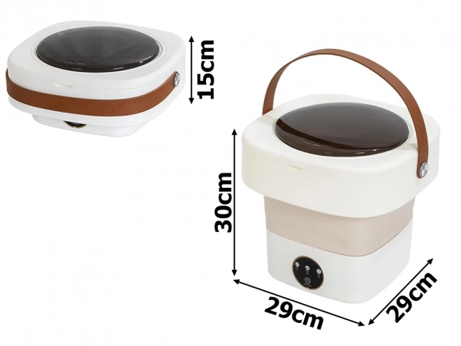 Kleine opvouwbare reiswasmachine 11l