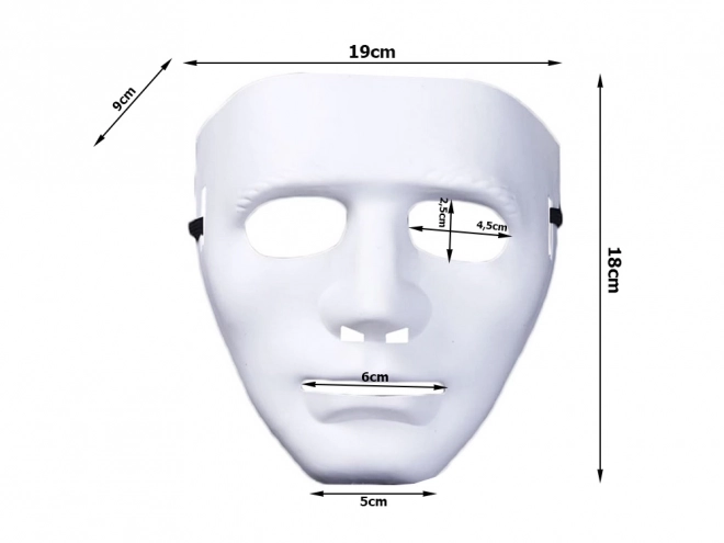 Halloween witte Myers masker