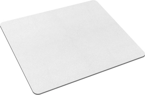 Witte muismat voor bedrukking 220x180