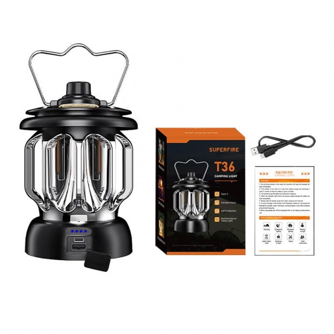 Campinglamp Superfire T36