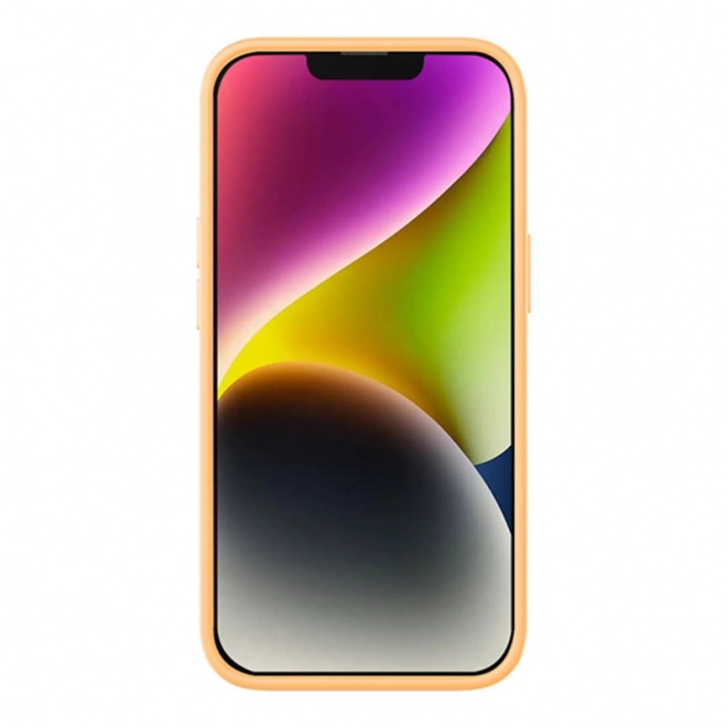 Baseus Vloeibare Silica Gel hoesje voor iPhone 14 geel met gehard glas en reinigingsset – 14 Plus