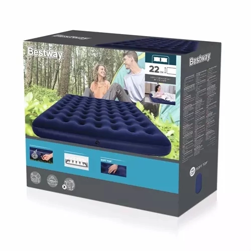 Dubbele matras 203x183x22cm BESTWAY 67004