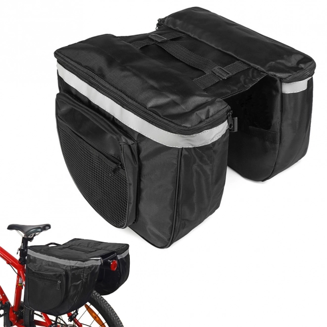 Grote fietstas met drager