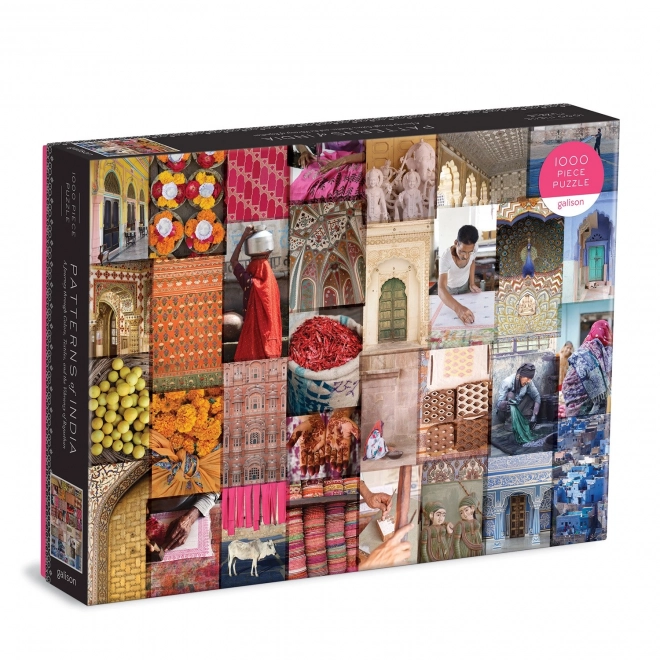 Galison Puzzel Patronen India 1000 Stukjes