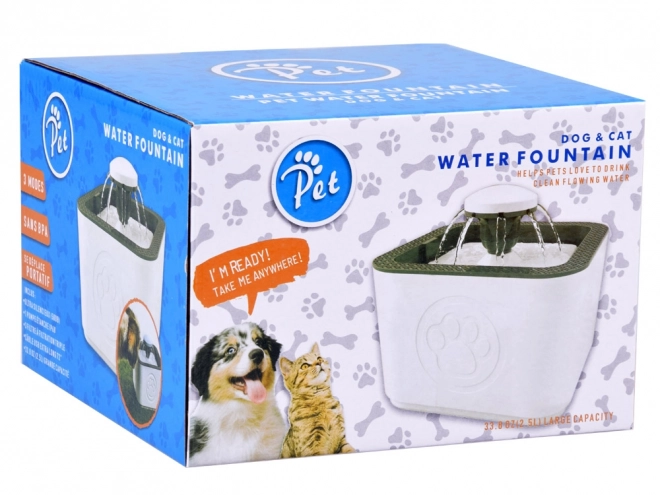 Automatische waterfontein voor katten en honden