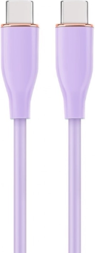 Paarse USB‑C-naar‑USB‑C-kabel 1,5 m