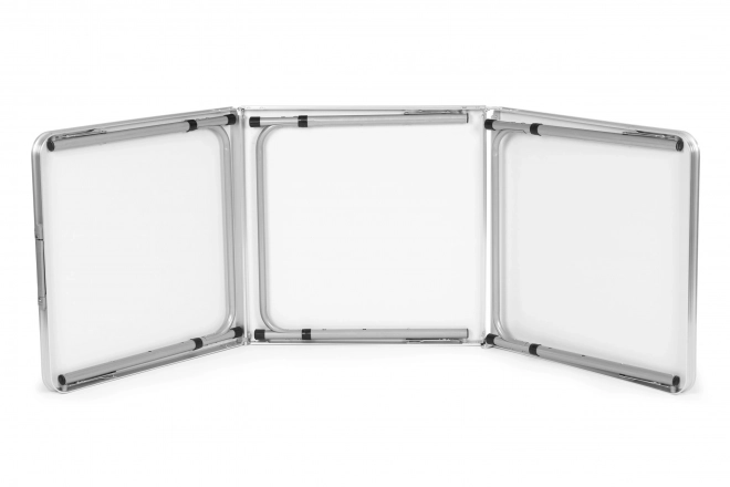 Toeristische tafel inklapbare kampeertafel zwart blad 180 x 60 cm
