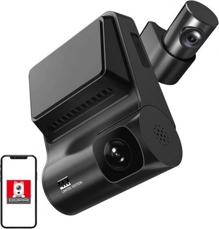 Autocamera DDPAI Z50 GPS dual 4K met wifi en achtercamera
