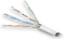 ftp afgeschermde kabel kat 5e, aluminium-koperen geleider, 305 m