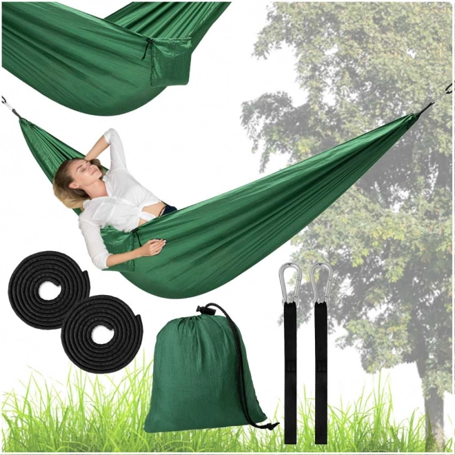 Groene campinghangmat 120kg