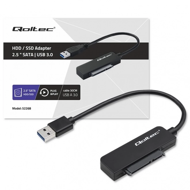 Adapter SATA | 2,5" adapter SSD HDD| Supersnelheid 5Gb/s | 2TB – USB 3.0