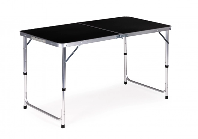 Campingtafel inklapbare kampeertafel zwart blad 120 x 60 cm