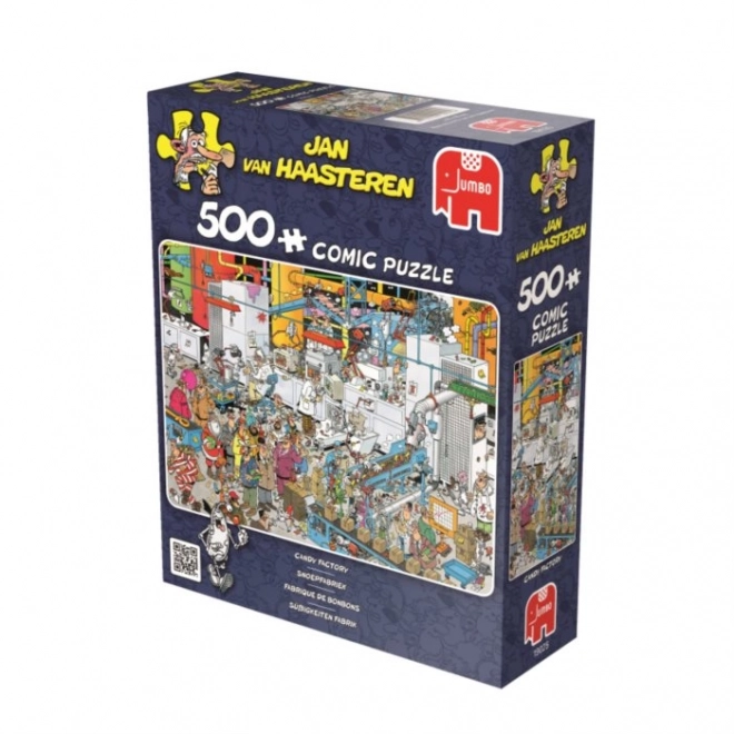 Jumbo puzzel snoepfabriek 500 stukjes