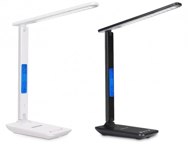Moderne bureaulamp met USB en Qi-oplader voor school