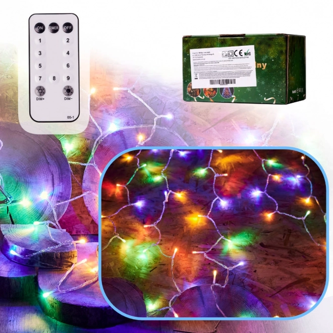 Kerst LED-slinger met afstandsbediening 10m