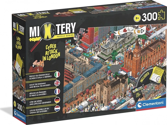 Clementoni Mixtery: hackeraanval in Londen – puzzel 300 stukjes