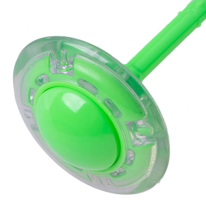 Hula hop en springtouw met LED-lichten, groen